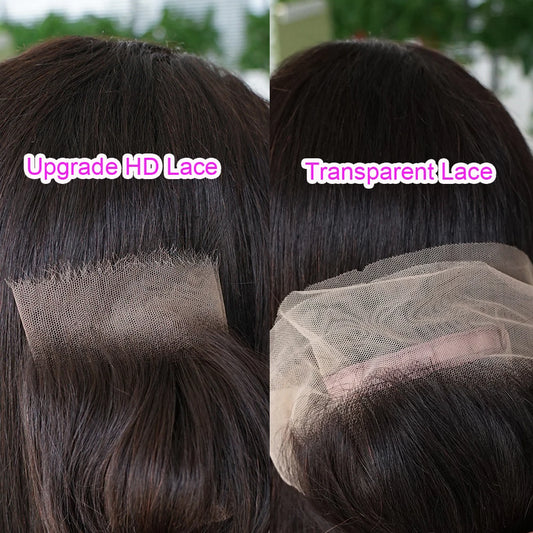 HD Lace Frontal Closure 5x5 13x4 Transparent Softer Invisible Lace Free Part Human Hair Frontal Natural Color Straight