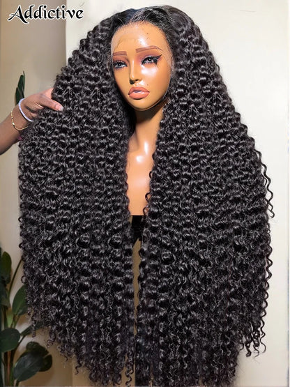 220 Density Loose Deep Wave 30 34 Inch 13x6 HD Lace Frontal Human Hair Wigs Brazilian PrePlucke Water Curly 13x4 Lace Front Wig