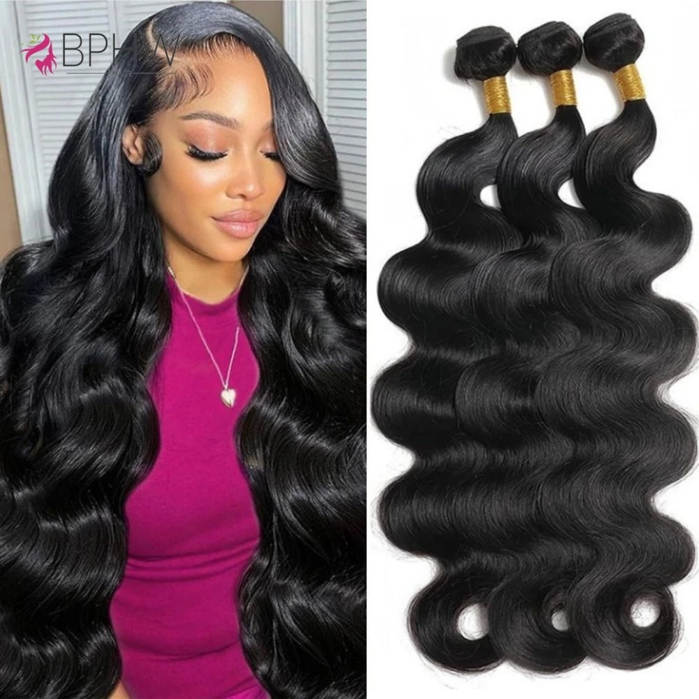 Wholesale 30 Inch Body Wave 3 4 Bundles Brazilian Hair Wavy Weave Human Hair Bundles Extensions Raw Hair Extensions Long Hair