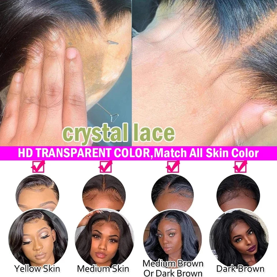 360 Full Lace Frontal Wig Fringe Body Wave Lace Front Wig Human Hair Wigs With Bangs Glueless Brazilian Wigs On Sale Clearance