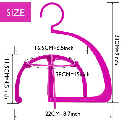 Wig Stand For Wigs Collapsible Portable Wig Holder Durable Wig Display And Dryer 1Pcs/Lot Hanging Plastic Stand Hair Tools