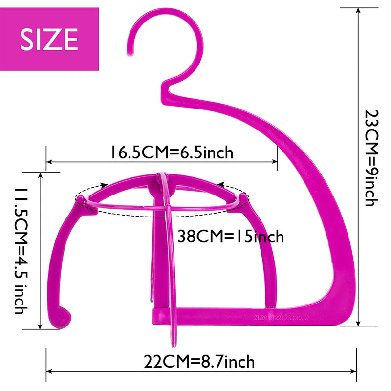 Wig Stand For Wigs Collapsible Portable Wig Holder Durable Wig Display And Dryer 1Pcs/Lot Hanging Plastic Stand Hair Tools