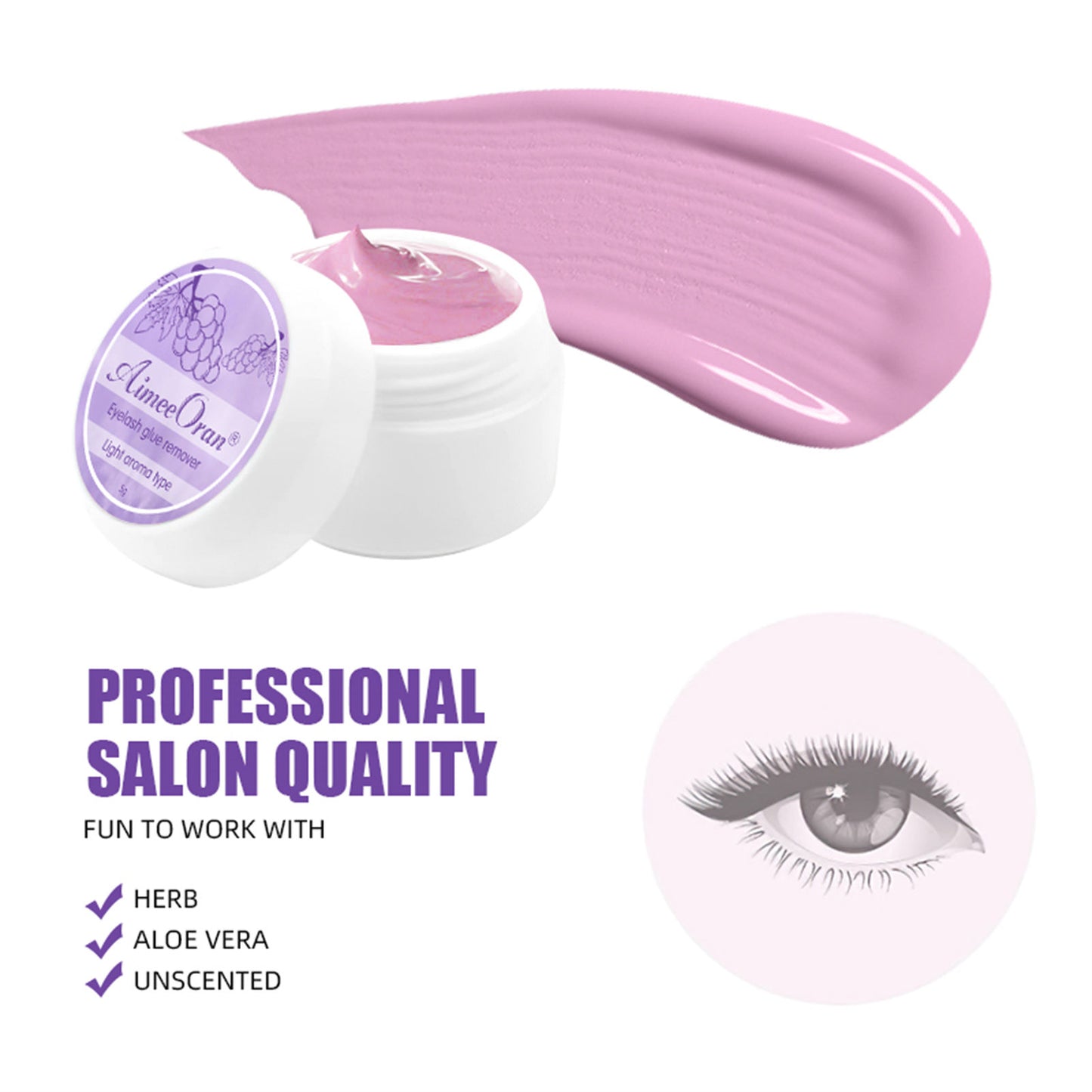 eyelash remover cream Lashes Extension Quickly Dissolves Glue  No Irritating Quick Unloading Adhesive for Professional makeup