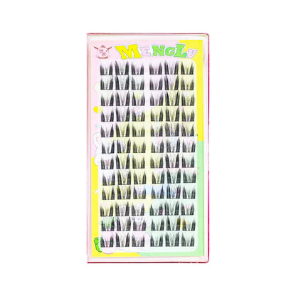 New Doll Lashes Extension Natural Cat Eye False Eyelashes Cosplay Makeup Cross Strip Eye Lashes Handmade Manga Anime Lash