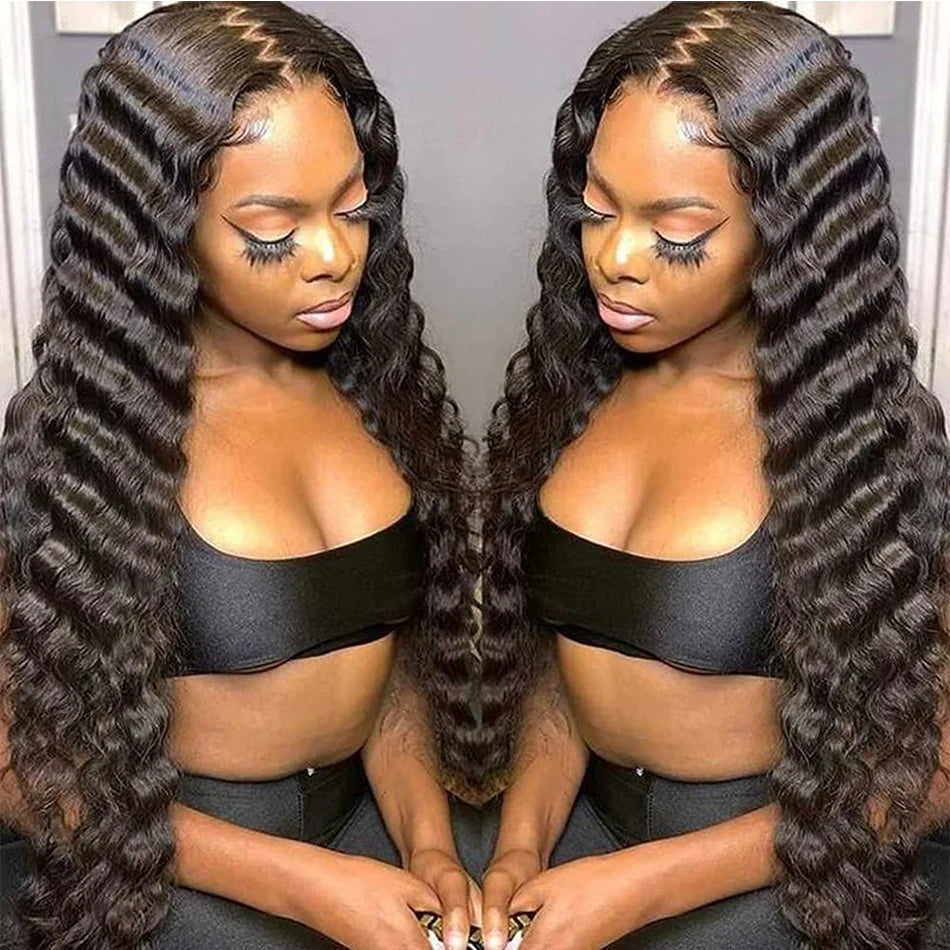 1/3/4 Pcs Loose Deep Wave Bundles Human Hair Brazilian Human Hair Extensions For Women Raw Hair Bundles Deal Lemoda Hair Weaving