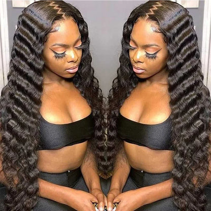 1/3/4 Pcs Loose Deep Wave Bundles Human Hair Brazilian Human Hair Extensions For Women Raw Hair Bundles Deal Lemoda Hair Weaving