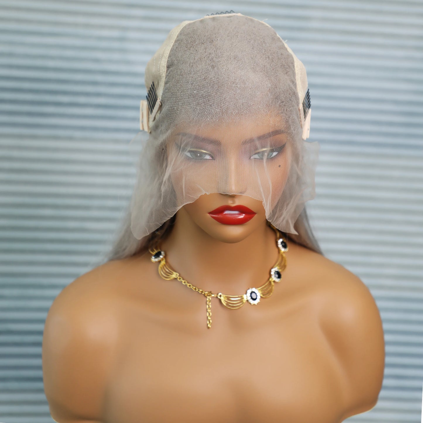 13x6 Straight Lace Front Wig Silver Grey Lace Front Wigs Human Hair Pre Plucked Brazilian Transparent 13x4 Lace Frontal Wig 200%