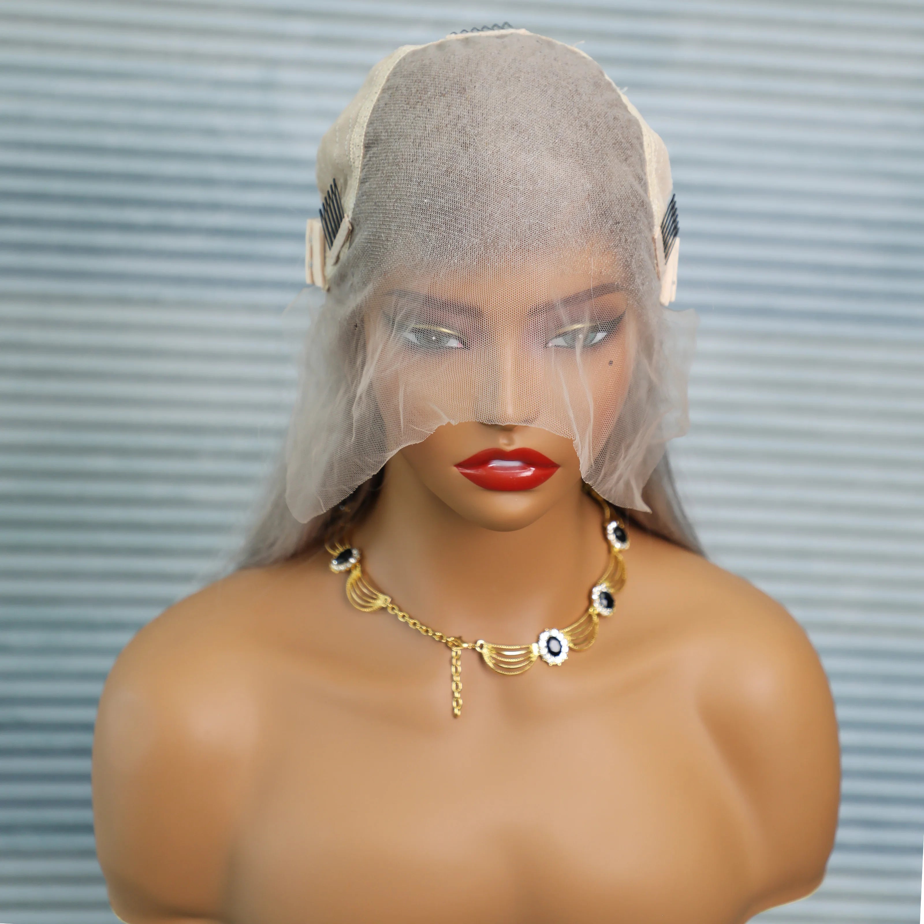 13x6 Straight Lace Front Wig Silver Grey Lace Front Wigs Human Hair Pre Plucked Brazilian Transparent 13x4 Lace Frontal Wig 200%