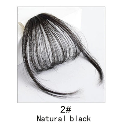 Synthetic  French Style Air Bangs Wig Clip Hairstyle Tool Hair Clip Extension  Hair False Tassel Wig Women's Hair Clip Bangs