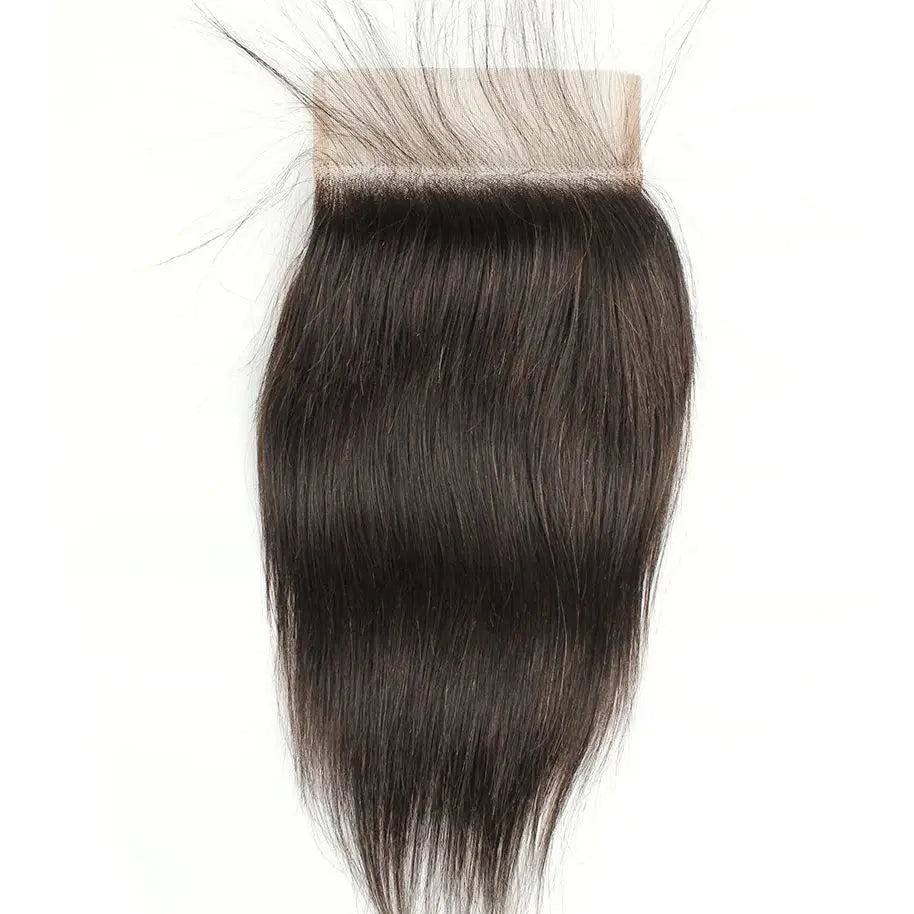 1pc 100% Human Hair Lace Frontal Closure 5x5 4x4 2x6 13x4 13x6 Lace Closure Free Part Pre-Plucked Transparent Lace Straight