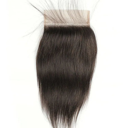 1pc 100% Human Hair Lace Frontal Closure 5x5 4x4 2x6 13x4 13x6 Lace Closure Free Part Pre-Plucked Transparent Lace Straight