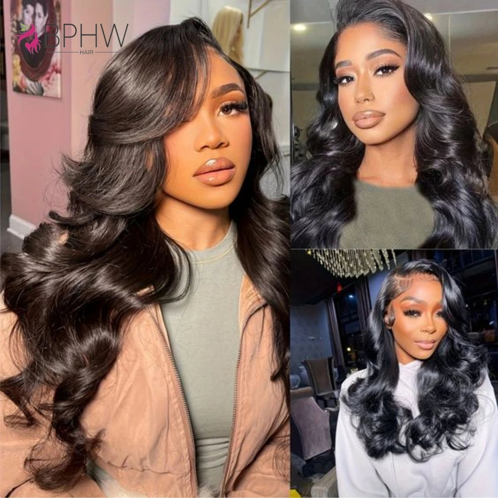 Body Wave Frontal With Bundles Human Hair Brazilian Remy Human Hair Weave Bundles With 4x4 Lace Closure Hair Extension Weft BPHW