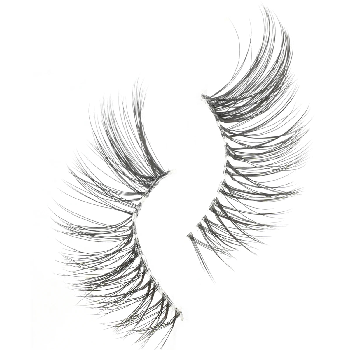 3D Mink Lashes 3/10 Pairs Cat Eye Half Lashes Natural Long False Eyelashes Strip Makeup Soft Fake Eyelash Extension Make Up Tool