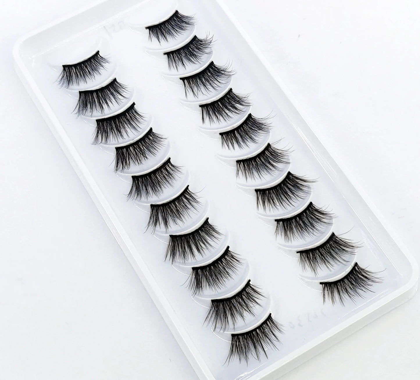 10 Pairs Crisscross Half Eye Lashes Natural False Eyelashes Handmade Faux 3D Mink Lashes Makeup Tools Eyelash Extension