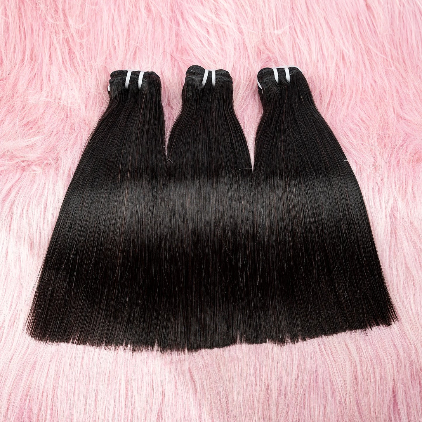 Raw Vietnamese Hair Bundles 16A Grade Virgin Human Hair Double Drawn Bone Straight Natural Color Hair Bundles Unprocessed