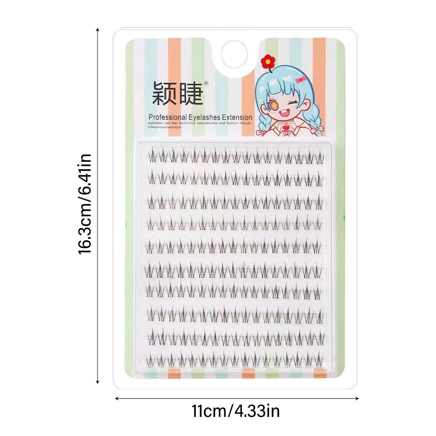 Wispy individual lashes bottom false Eyelashes Natural Realistic Segmented lower Lashes for Women Girls Cosmetic Supplies