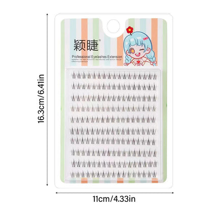 Wispy individual lashes bottom false Eyelashes Natural Realistic Segmented lower Lashes for Women Girls Cosmetic Supplies