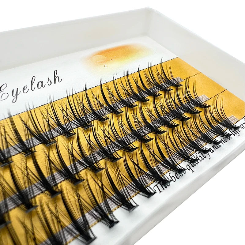 20D/30D Mink Eyelashes 1 Box/60 Bundles Natural Eyelash extension 3D Russia Individual Eyelash Cluster Makeup Tools Lashes Cilia