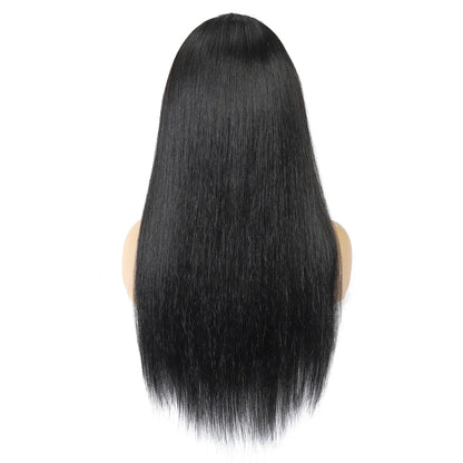 Straight U Part Wigs For Women Human Hair Malaysian Straight Human Hair Wigs 180% Density ISEE HAIR U Shape Wigs Without Glue