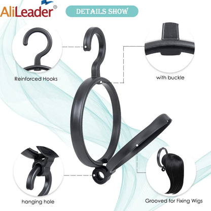 Wig Hanger Stand For Multiple Wigs Drying Stand Hanging Wig Stand Portable Wig Display Stand Plastic Wig Dryer Stand
