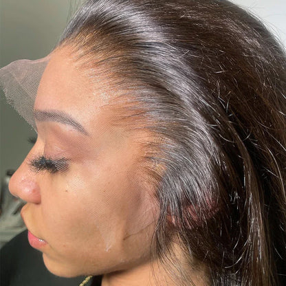 Indian Hair Body Wave Wigs 13x4 Transparent Lace Frontal 100% Human Hair Wig 4x4 Lace Short Bob Wigs Pre Plucked For Black Women