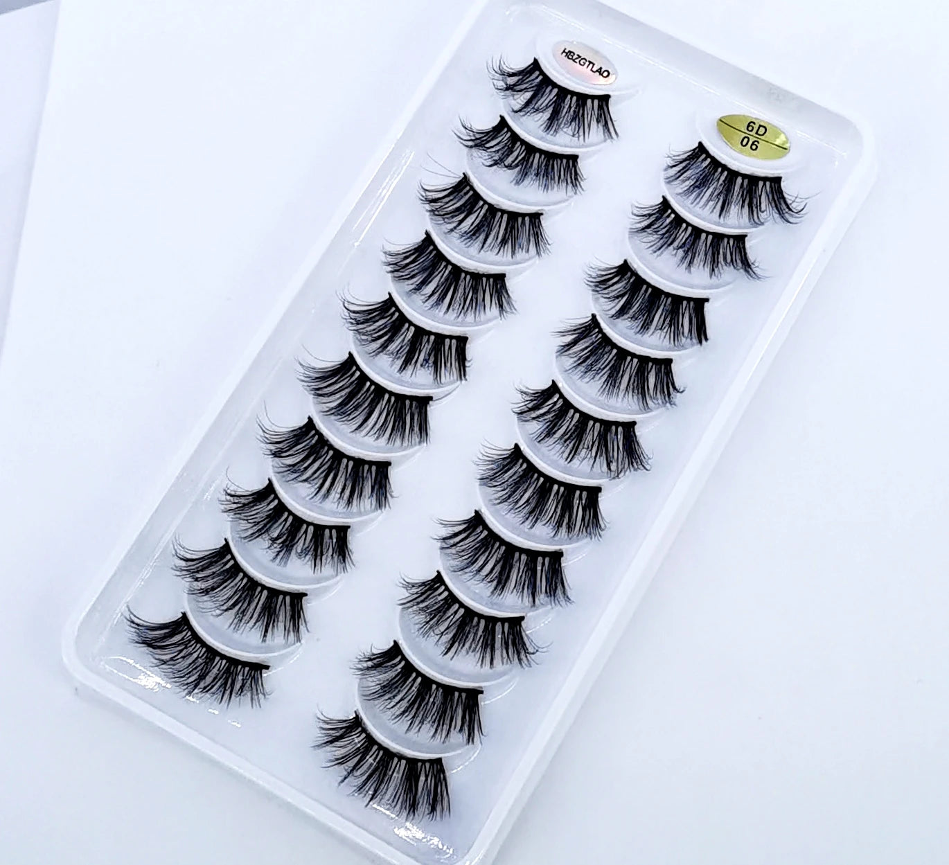 10 Pairs Crisscross Half Eye Lashes Natural False Eyelashes Handmade Faux 3D Mink Lashes Makeup Tools Eyelash Extension