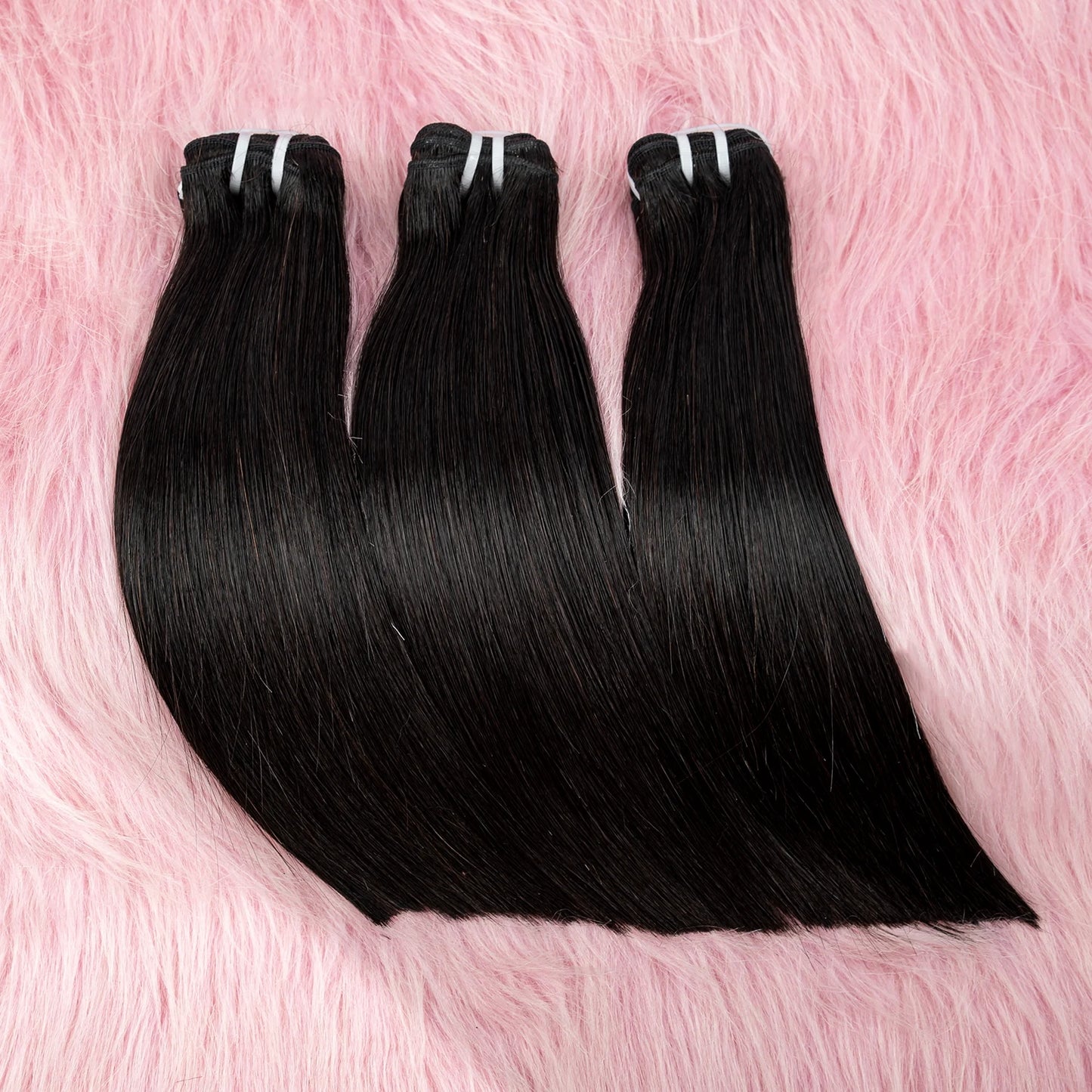 Raw Vietnamese Hair Bundles 16A Grade Virgin Human Hair Double Drawn Bone Straight Natural Color Hair Bundles Unprocessed