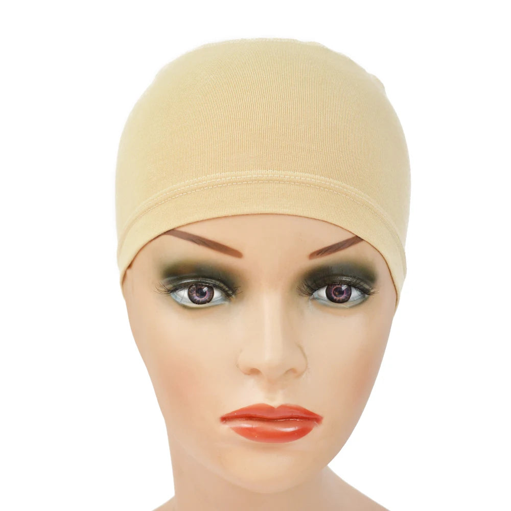 Bamboo Fiber Wig Cap for Women Comfortable and Elastic Wig Cap Wearing under Wigs