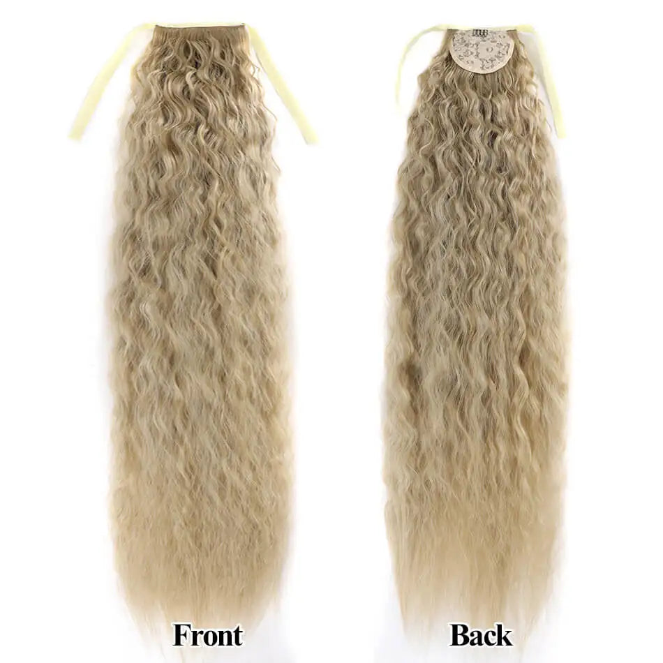 Long Curly Ponytail Extensions Synthetic Horse tails Curly False Tail For Women 32Inch Hairpiece Ponytail Hair Extensions