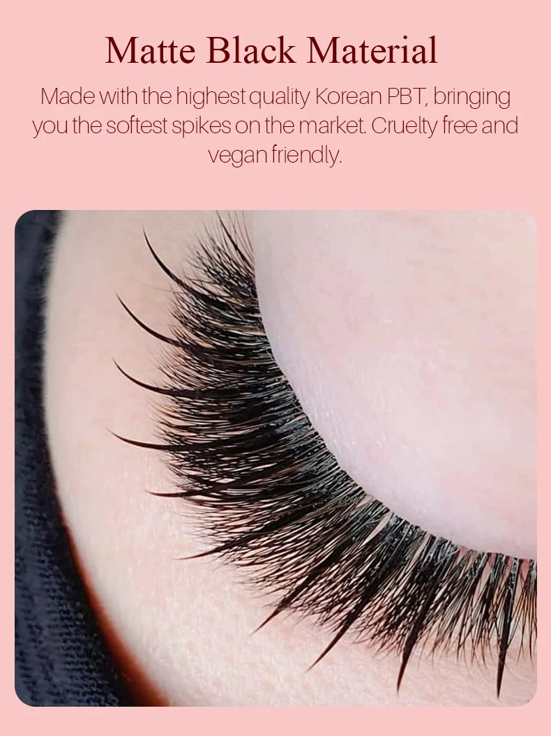 Song Lashes A Shape Wispy Fairy+V-shaped Lower Eyelashes+Wispy Spikes High Quality Eyelash Extension Group Makeup Supplies