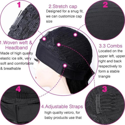 Malaysia Kinky Curly Human Hair Headband Wig For Black Women 180% Density Glueless Remy Jerry Curl Full Machine Made Hair