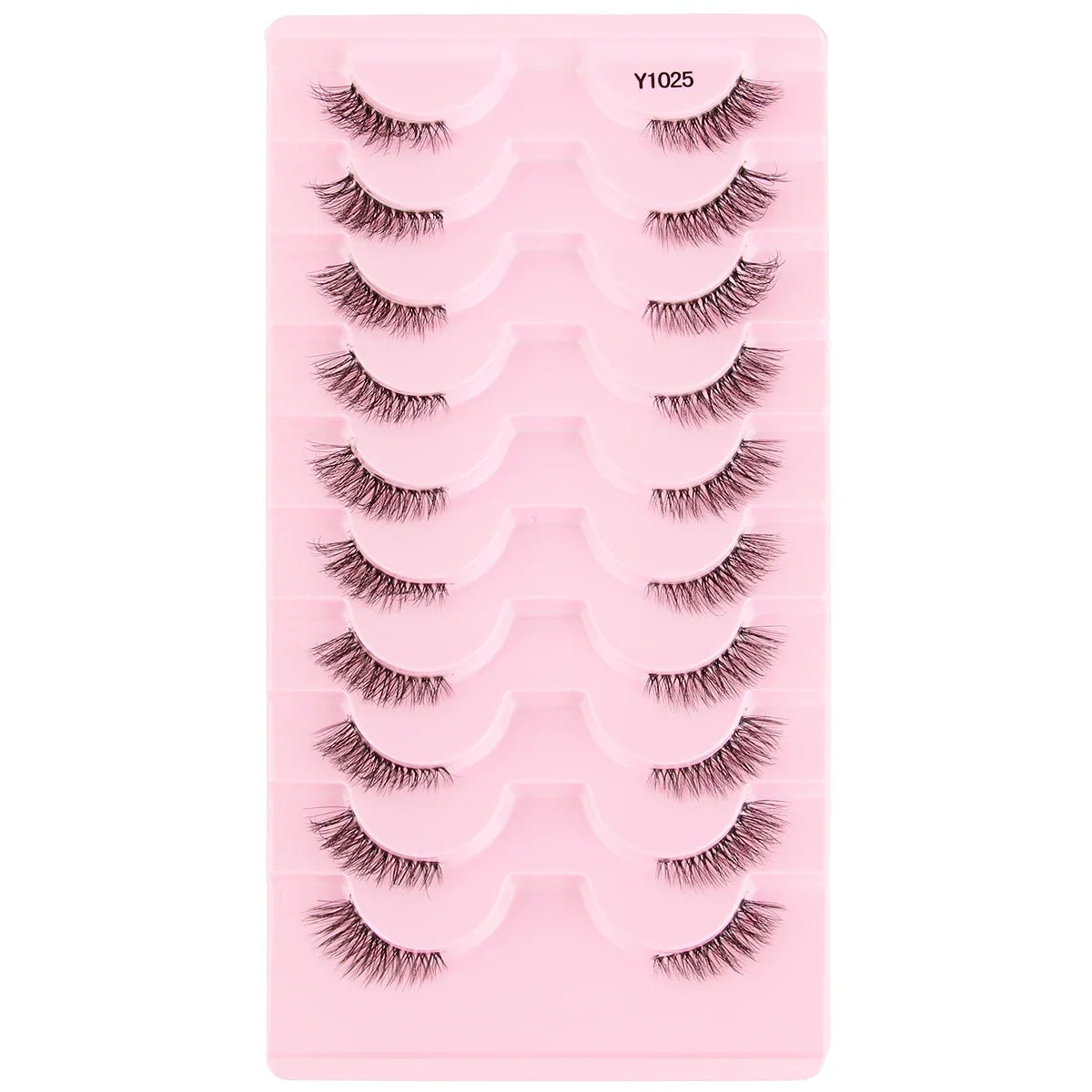Cat Eye Lash 3/5/10 Pairs Half Lashes Natural Long False Eyelashes Wispy 3D Mink Lashes Volume Faux Cilios Extension Makeup Tool