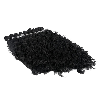 Long Synthetic Hair Bundles 18 20 22inch Loose Curly Hair Exetension Curly Hair Bundles 9PCS For Women