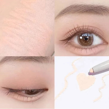 Brown Lying Silkworm Eyeliner Pen Ultra Thin Smooth Lower Eyelash Eyes Liner Pencils Matte Glitter Waterproof Eye Makeup Tools