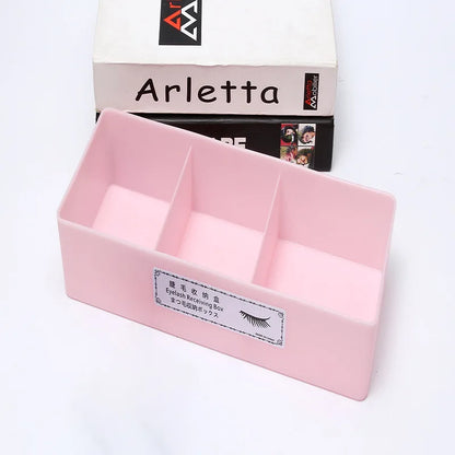 Eyelash Storage Box With Lid Desktop Cosmetics organization Tool Acrylic Transparent Case Holder Exclusively For Makeup supplies