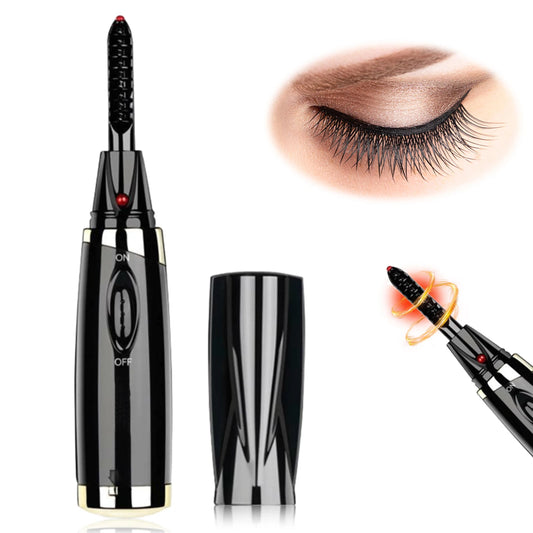 Electric Eyelash Curler For Instant Glam Long Lasting Natural Eyelash Comb Heated Lash Curling Tools