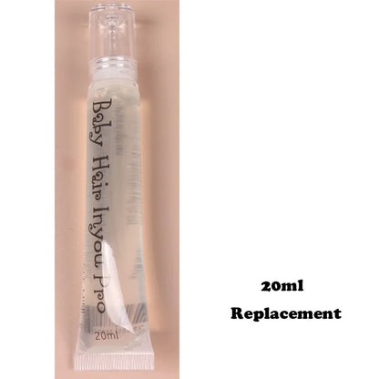 *Hair Styling Edge Control Gel With Brush For Baby Hair Portable Hair Fixative Gel Hair Cream For Natural Hair Africa 10Ml