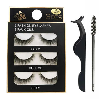 Eyelashes 3d mink lashes natural long make up false eyelashes eyelash brushes makeup eye lashes tweezers 3d lashes maquiagem