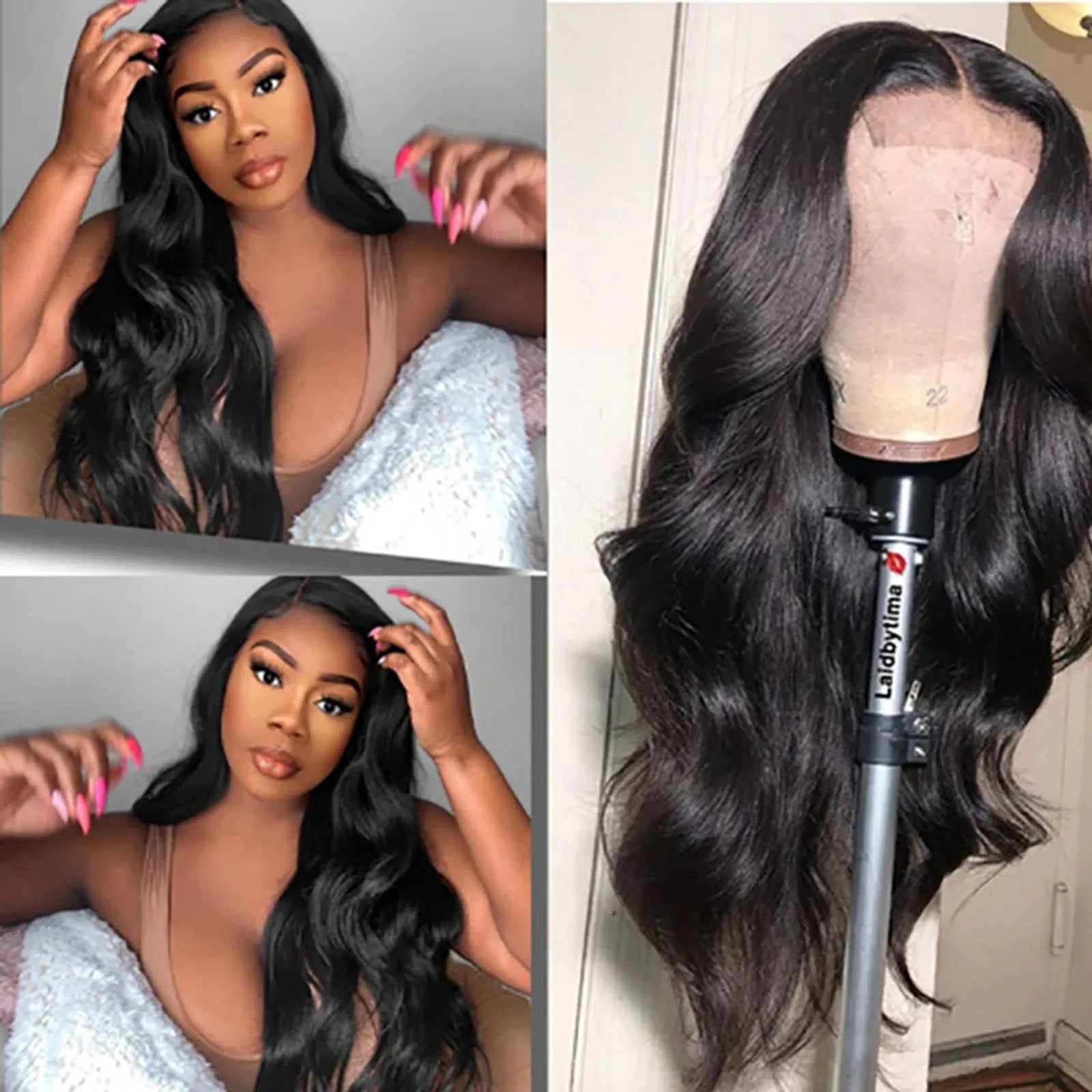 Lace Front Wig For Women With Long Curly Hair And Big Wave Curly Hair Fashion Lace Wig Decoration Festival Cosplay Party Wear