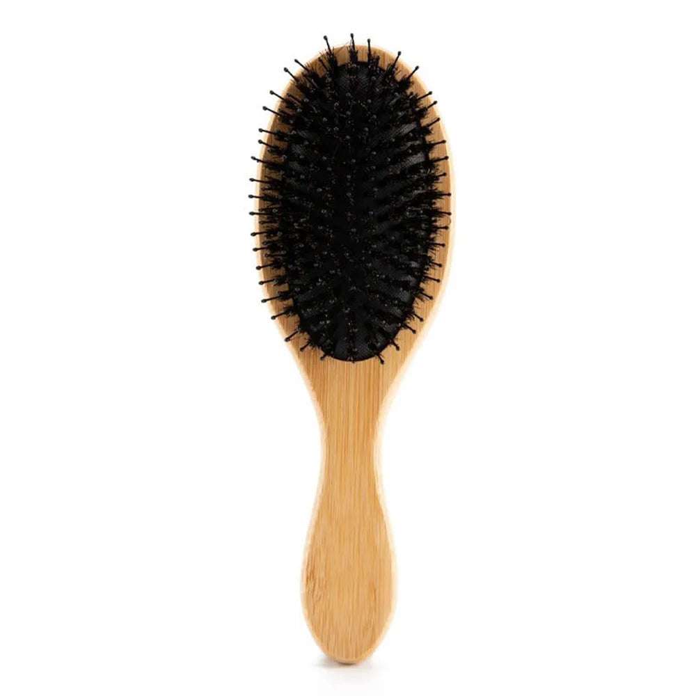 Soft Bristle Hair Brush Women Combs for Hair Wood HairBrush Detangle Straightener Brush Hair Comb Barber Accessories