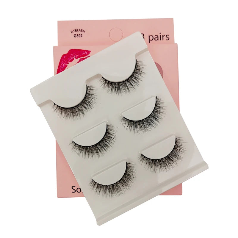 Eyelashes 3d mink lashes natural long make up false eyelashes eyelash brushes makeup eye lashes tweezers 3d lashes maquiagem