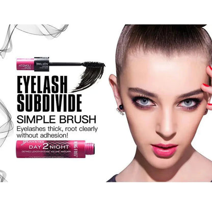 Black Curled Lashes Mascara Lengthens Eyelashes Extra Volume Long Lasting Waterproof Natural Quick Drying Lashes Female Makeup