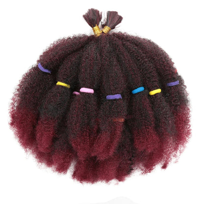 Afro Kinky Hair 12 Inch Synthetic Pre Stretched Afro Kinky Twist Hair Afro Braiding Hair Kinky Twist Crochet Braids