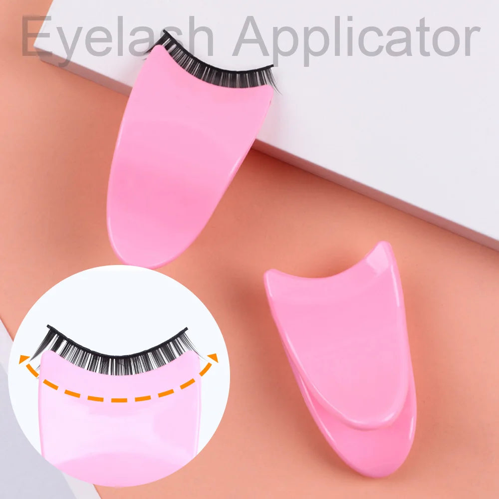 Yiernuo Lash Clip Applicator False Eyelashes Applicator Tool for Wear Eyelashes Lashes Buddy Makeup Tools Lash Tweezers