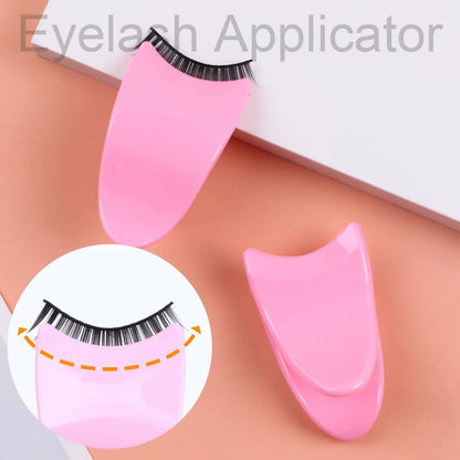 Yiernuo Lash Clip Applicator False Eyelashes Applicator Tool for Wear Eyelashes Lashes Buddy Makeup Tools Lash Tweezers