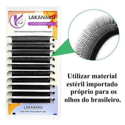 LAKANAKU YY Shape Volume Lashes Y Eyelash Extensions Cilia and Brazilian Volume Cashmere Mink Eyelash Extensions Cilios YY