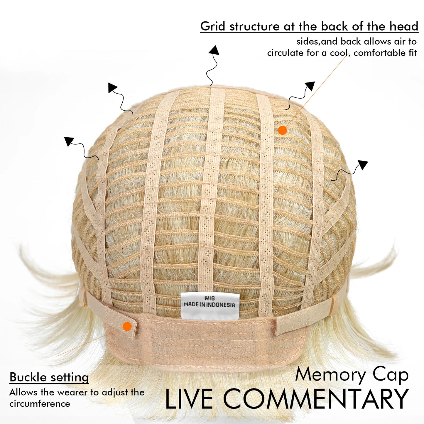 MONO Lace Hair 100% FUTURE Fiber Blonde Pixie Cut Wigs Breathable Mono Lace Front Synthetic Wig Daily Use Heat Resistant Fiber