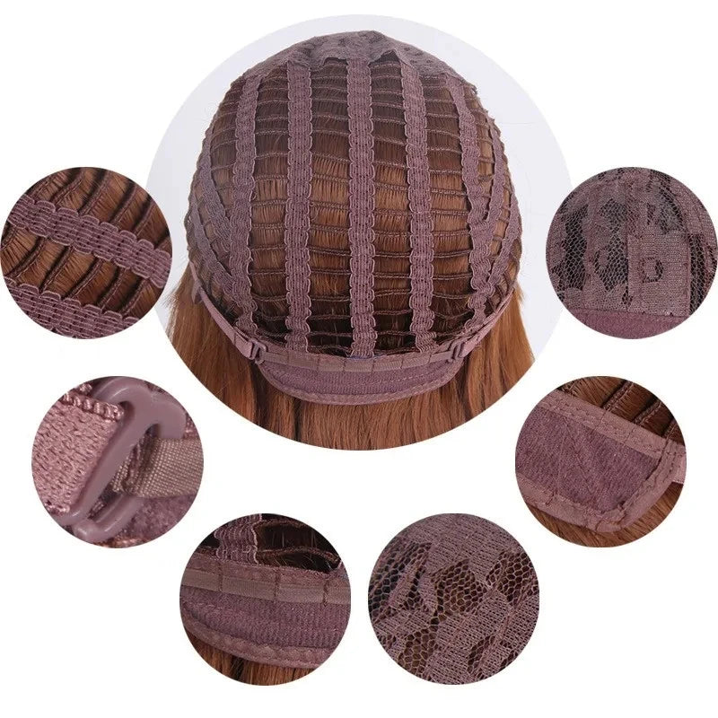 Puella Magi Madoka Magica Tomoe Mami Cosplay Wig Golden Blonde Synthetic Wavy Hair Women Wigs Costume Party Prop