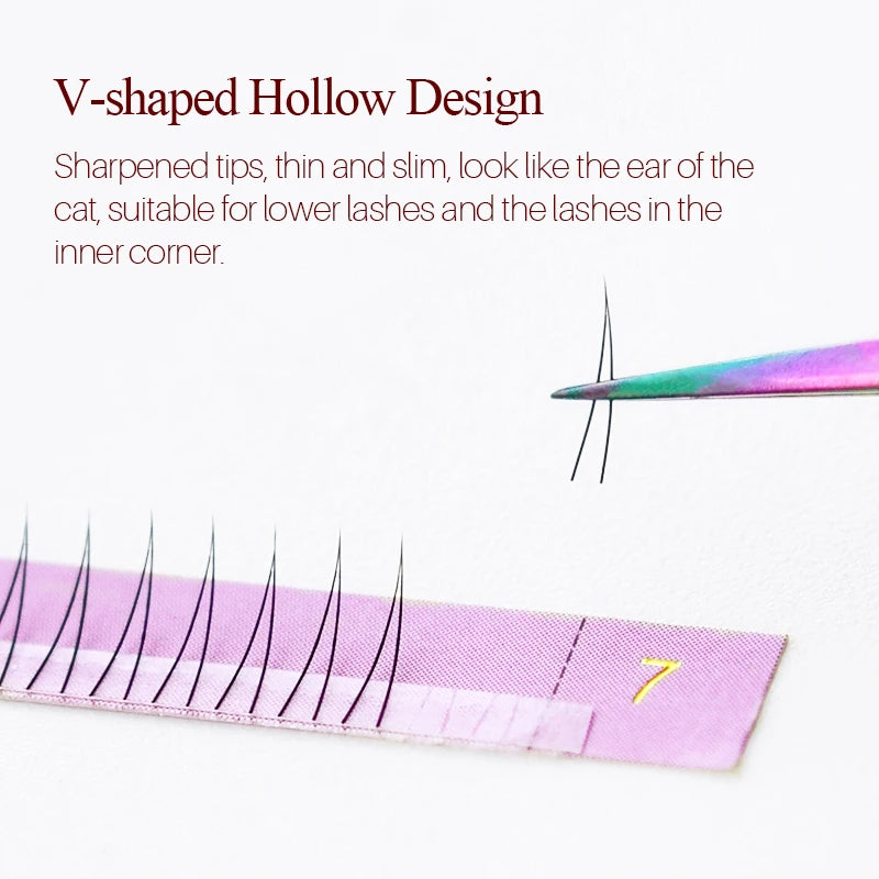 Song Lashes A Shape Wispy Fairy+V-shaped Lower Eyelashes+Wispy Spikes High Quality Eyelash Extension Group Makeup Supplies