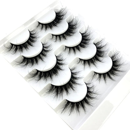 Faux Mink Eyelashes Natural 3D Mink Lashes Volume False Eyelashes Dramatic Thick Fake Eyelash Extension Makeup Tool Maquiagem